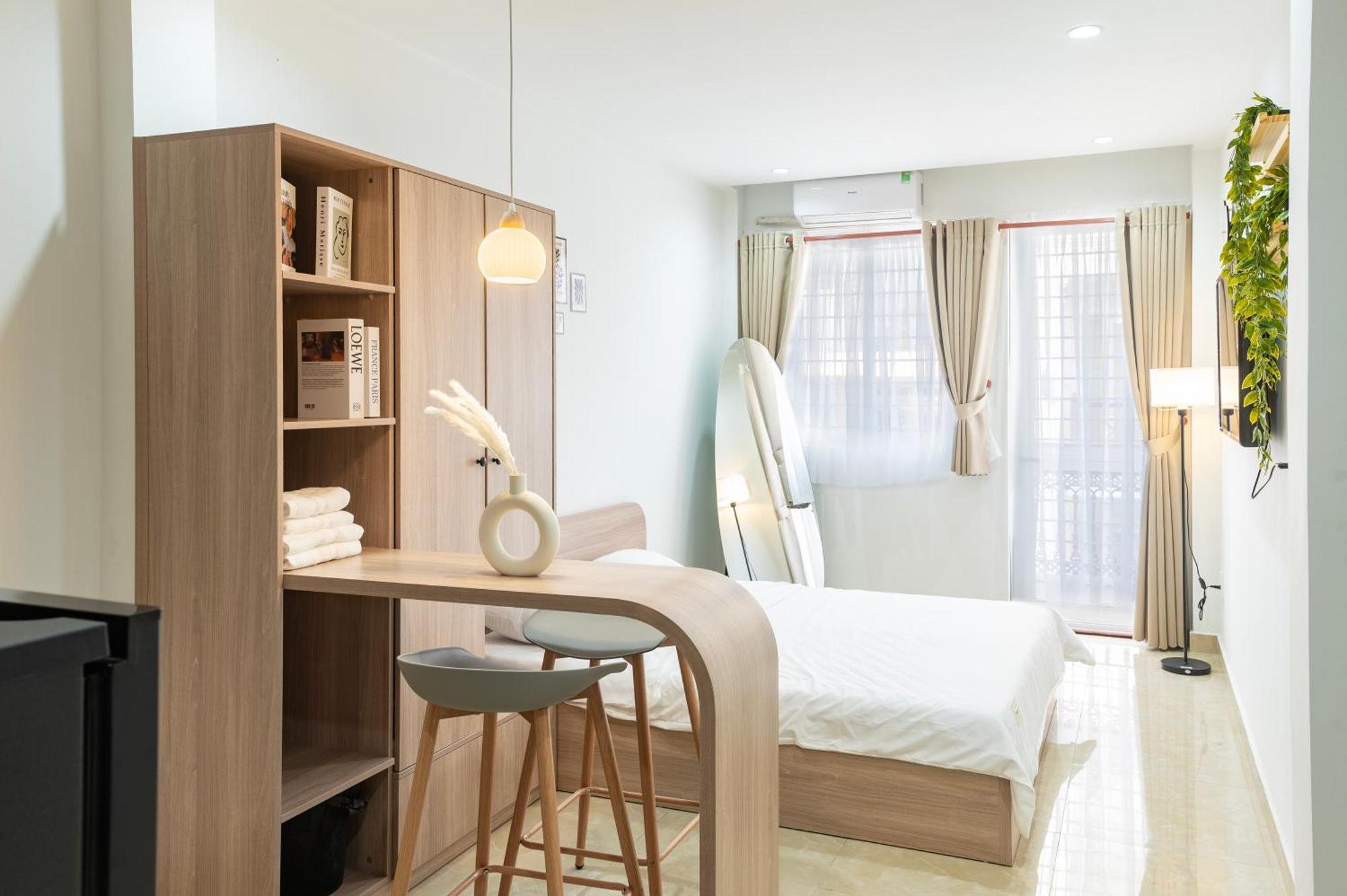 Căn hộ Spacious 1br Private Balcony & Cozy Netflix *